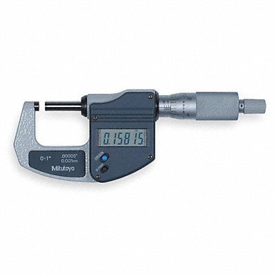 MITUTOYO 29383130 Electronic Micrometer 0-1 In Ratchet
