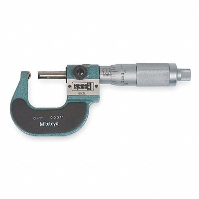 MITUTOYO 295153 Spherical Micrometer Flat 0-1 In