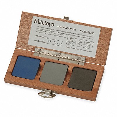 MITUTOYO 64AAA590 Calibration Set Shore D Range 20 40 80