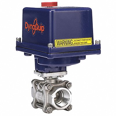 DYNAQUIP CONTROLS E3S25AJE21 Electronic Ball Valve SS 1 In.