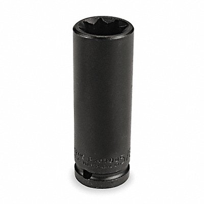 PROTO J7322S Impact Socket Steel Black Oxide 11/16 in