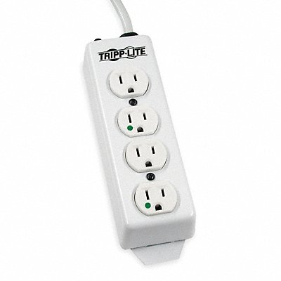 TRIPP LITE PS415HG Outlet Strip 4 Outlet 15A 8-21/32 L Wht