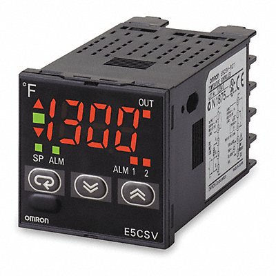 OMRON E5CSVQ1TFAC100240 1/16 DIN Temp Controller On/Off Or PID