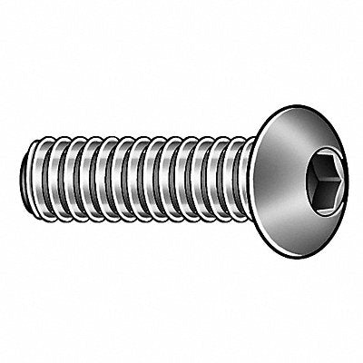 GRAINGER BHSIA100037USA100BX Socket Head Cap Screw (SHCS) Steel #10-24 3/8in L PK100