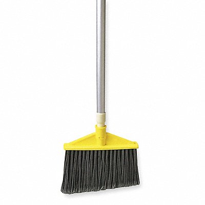 RUBBERMAID COMMERCIAL PRODUCTS FG638500Grey Angle Broom 57 in Handle L 11 in Face