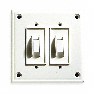 CORTECH TPDS Tgl Switch Wll Plt Stnd Yllw 2Gng Txtr
