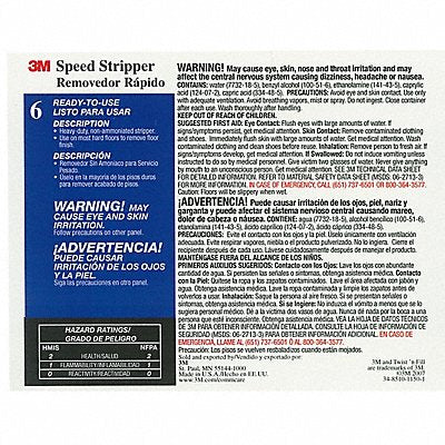 TOLCO 340406 Secondary Bottle Label Gloss Paper PK12