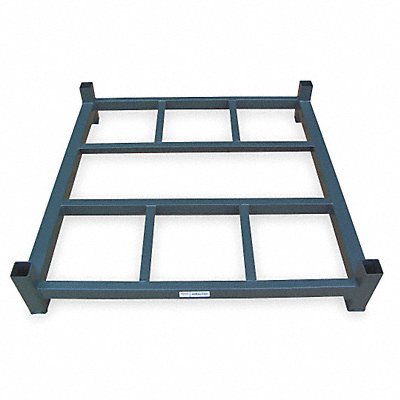 GRAINGER BB24848H Stack Rack Base Open 48x48 in 2000 lb.