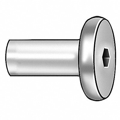 GRAINGER 1CJV7 Connect Nut 17mm L Oxide 1/4 -20 PK10