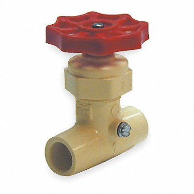 GRAINGER 105323 Stop and Waste Valve 1/2 In Solvent