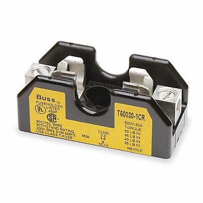 BUSSMANN T600301CR Fuse Block 0 to 30A T 1 Pole