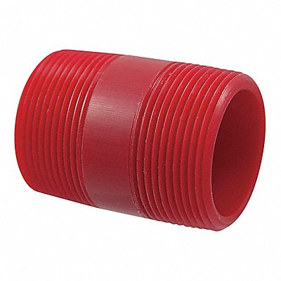 GRAINGER 652934xSH Nipple 3/4 x 2 In MPT Kynar(R) 1360 PSI