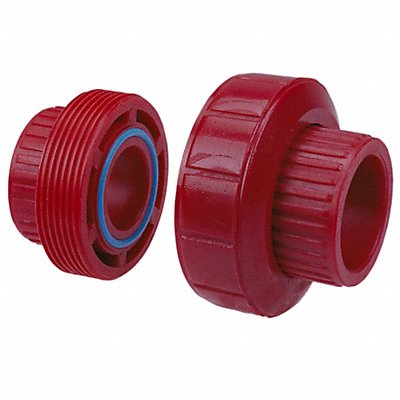 GRAINGER 65331 Union 1 in Pipe Size Schedule 80 Socket