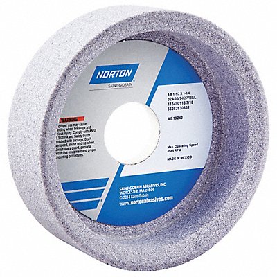 NORTON 66252830838 Straight Cup Wheel 5Diax1.5 Tx1.25AH PK5