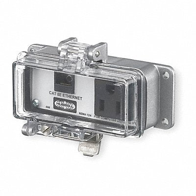 HUBBELL WIRING DEVICE-KELLEMS P155E Access Port Power And Data NEMA 12/4