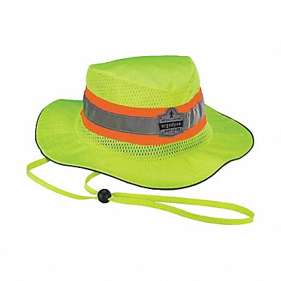 GLOWEAR BY ERGODYNE 23259 Ranger Hat Hi-Vis Lime S/M