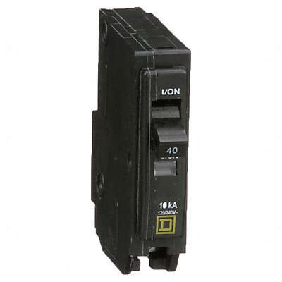 SQUARE D QO140 Circuit Breaker 40A Plug In 120/240V 1P