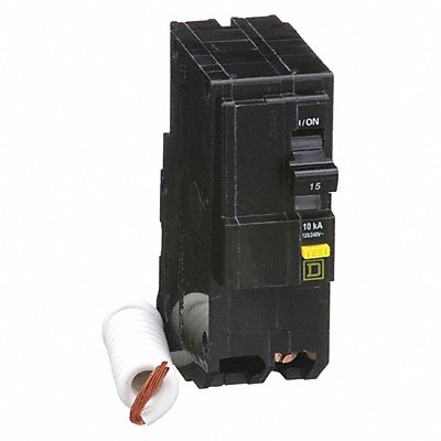 SQUARE D QO215GFI Circuit Breaker 15A Plug In 120/240V 2P