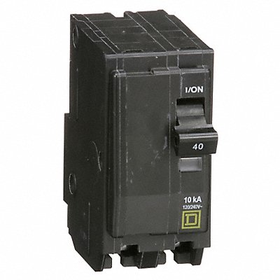 SQUARE D QO240 Circuit Breaker 40A Plug In 120/240V 2P