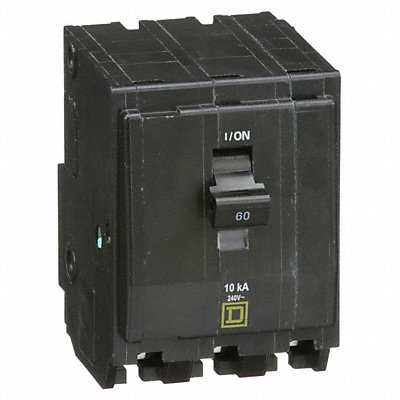 SQUARE D QO360 Circuit Breaker 60A Plug In 120/240V 3P