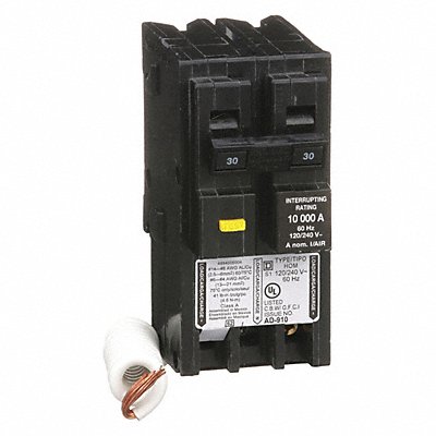 SQUARE D HOM230GFI Circuit Breaker 30A Plug In 120/240V 2P