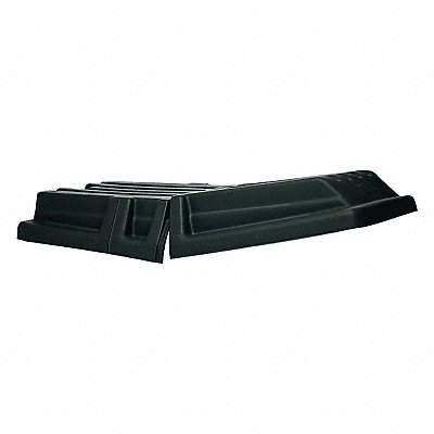 RUBBERMAID COMMERCIAL PRODUCTS FG130700BLA Tilt Truck Lid Black Fits 13-1/2 cu ft.