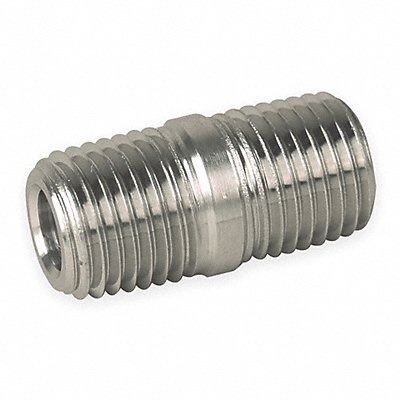 PARKER 44MCNSS Close Nipple 1/4 in Threaded 1.13 in L