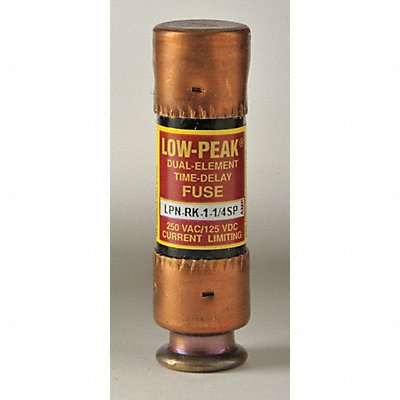 BUSSMANN LPNRK114SP Fuse Class RK1 1-1/4A LPN-RK-SP Series