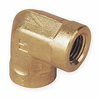 PARKER 44FEB 90 Elbow Brass 1/4 in Pipe Size FNPT