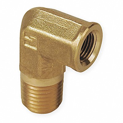 PARKER 88SEB 90 Street Elbow Brass 1/2 in NPT