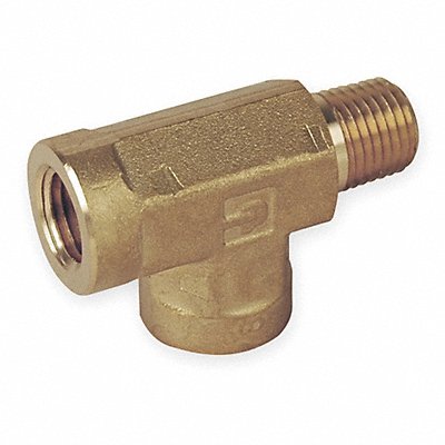 PARKER 888STB Street Tee Brass 1/2 FNPT x MNPT x FNPT