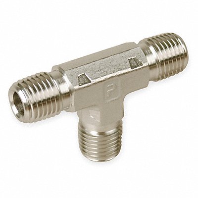PARKER 444MTSS Branch Tee 316 SS 1/4 Pipe Size MNPT
