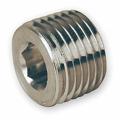 PARKER 6PHHS Hollow Hex Head Plug Carbon Steel 3/8 in