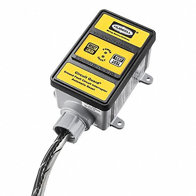 HUBBELL WIRING DEVICE-KELLEMS GFHW431 Hard Wired GFCI 30 A Yellow 120/208VAC
