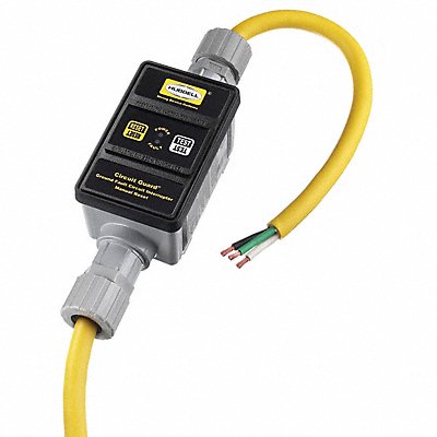 HUBBELL WIRING DEVICE-KELLEMS GFP5305 Line Cord GFCI 6ft 30A Yel 250V