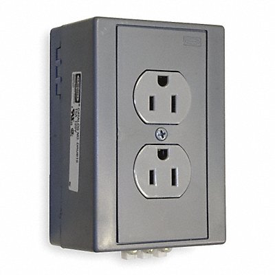 HUBBELL DRUB15 DIN Rail Receptacle Duplx 15A 5-15R 125V