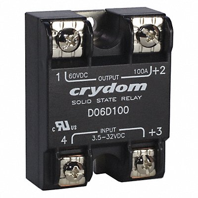 CRYDOM D06D80 Solid State Relay In3.5-32VDC Out1-48VDC