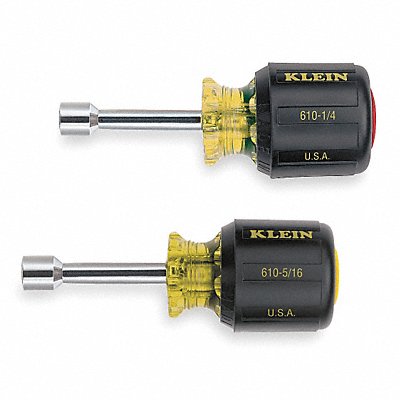 KLEIN TOOLS 610 Hollow Shank Nut Driver Set