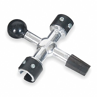 WESTWARD 1EFY3 4 Way Battery Post and Terminal Cleaner