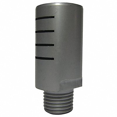 SPEEDAIRE 1EJW6 Silencer Muffler 1/4 In MNPT 5/8 In Hex