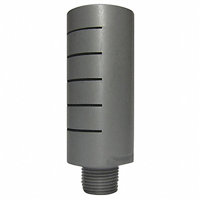 SPEEDAIRE 1EJW8 Silencer Muffler 3/8 in NPT 1 in Hex