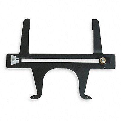 WESTWARD 1EKA5 Brake Shoe Resetting Gauge 11 1/4 Steel