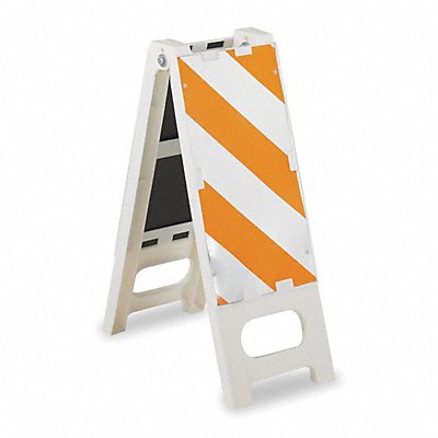 GRAINGER 9701007 Type 1 Barricade 44 x 12.5 In