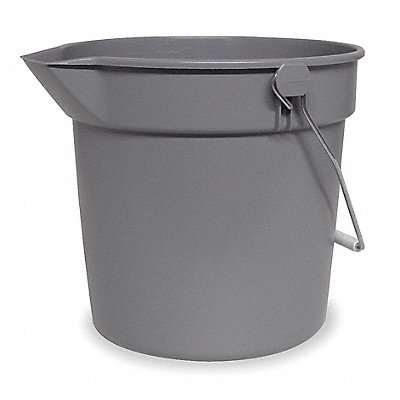 TOUGH GUY 1ELK1 Bucket 3 1/2 gal Grey