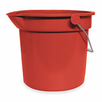 TOUGH GUY 1ELJ9 Bucket 2 1/2 gal Red