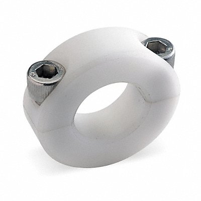 DAYTON 1F594 Shaft Collar Clamp 2Pc 1/4 In Plastic