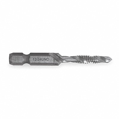 GREENLEE DTAP1224 Drill/Tap/Countersink Bit 12-24x2 1/4 L