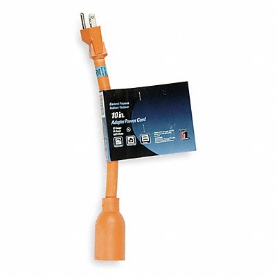 POWER FIRST 1FD76 Locking Cord Adapter 15A 5-15 L5-20