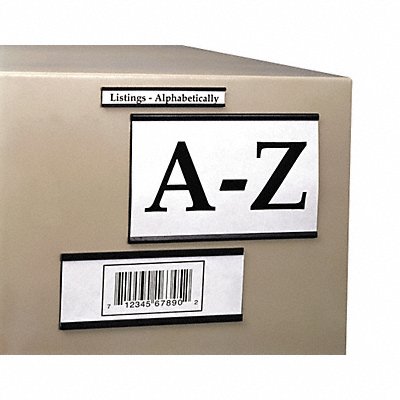 AIGNER INDEX MC304 Label Holder 3INX4IN Mag C Channel PK25