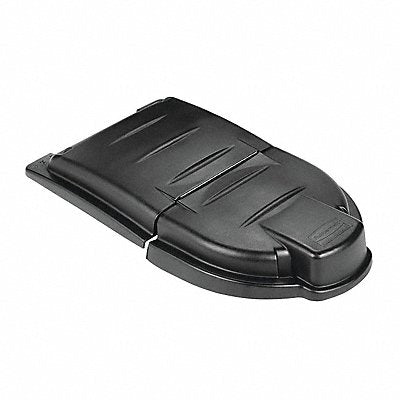 RUBBERMAID COMMERCIAL PRODUCTS FG9W7200BLA Garbage Can Top Dome Hinged Closure Black